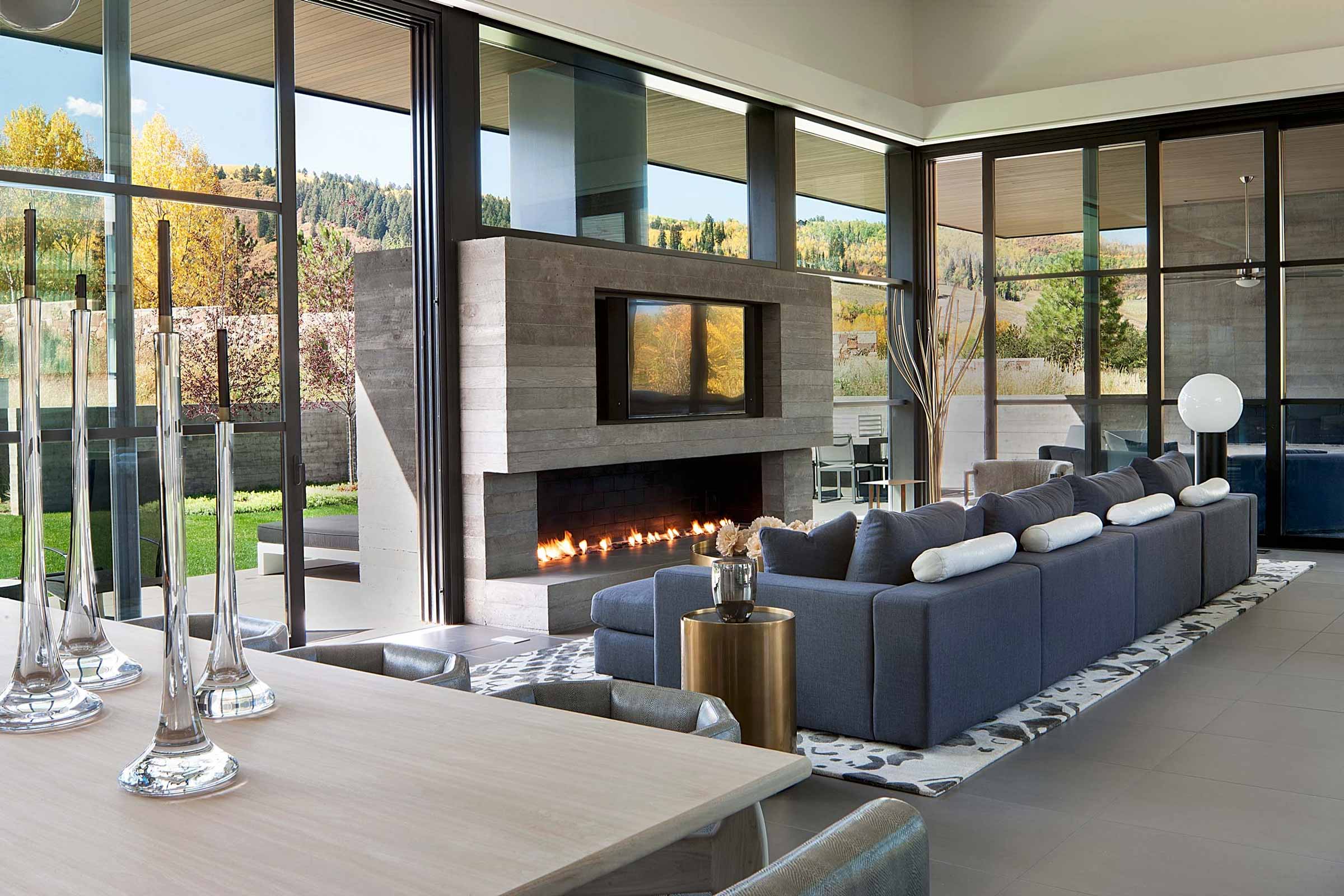 Elegant living room interior by Taylor & Taylor Designs