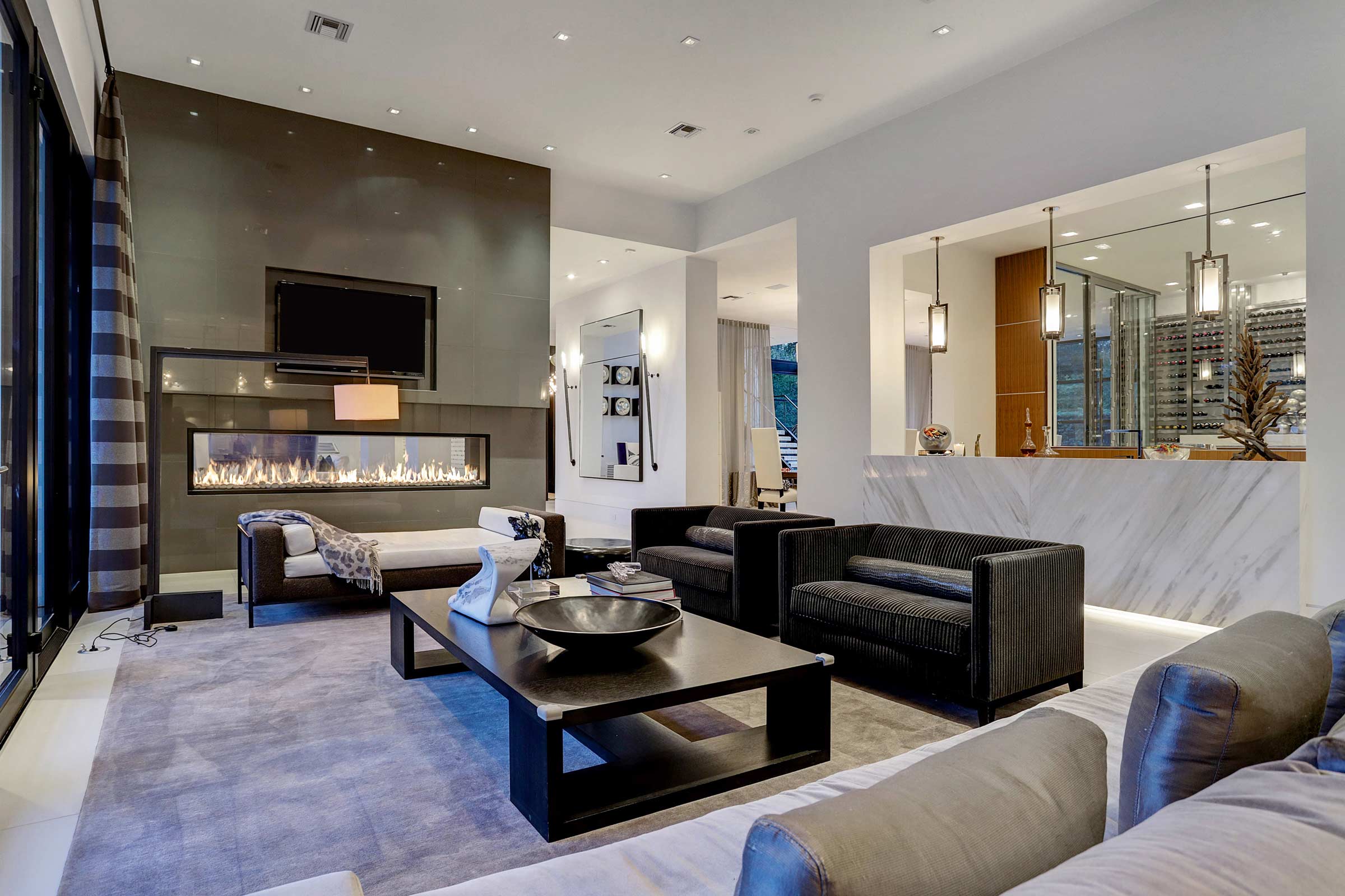 Sandringham sitting room home design, Houston